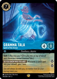 Gramma Tala - Spirit of the Ocean 143/204 - Legendary - Cold Foil-Kantocards