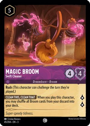 Magic Broom - Swift Cleaner  45/204 - Common - Cold Foil