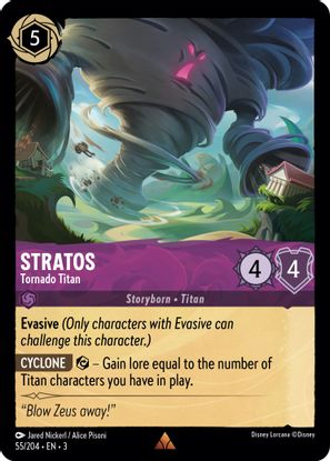 Stratos - Tornado Titan 55/204 - Rare - Cold Foil-Kantocards