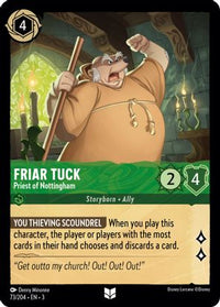 Friar Tuck - Priest of Nottingham 73/204 - Uncommon-Kantocards
