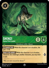 Shenzi - Hyena Pack Leader 85/204 - Super Rare-Kantocards