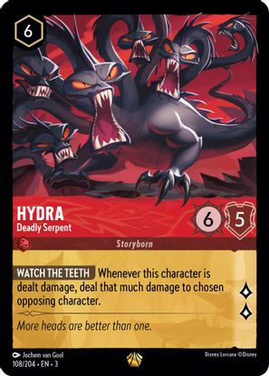 Hydra - Deadly Serpent  108/204 - Legendary - Cold Foil