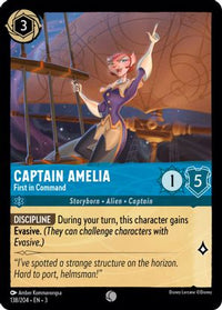 Captain Amelia - First in Command 138/204 - Common-Kantocards