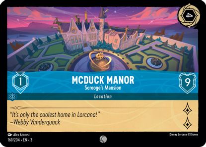McDuck Manor - Scrooge's Mansion 169/204 - Common - Cold Foil-Kantocards