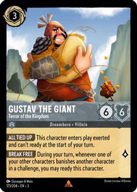 Gustav the Giant - Terror of the Kingdom 173/204 - Rare-Kantocards
