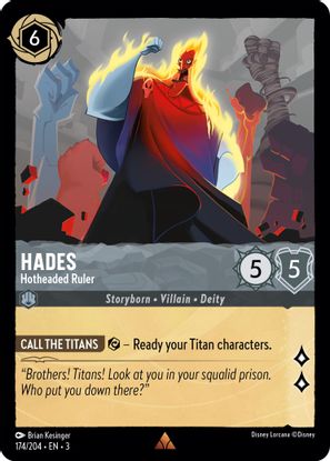 Hades - Hotheaded Ruler 174/204 - Rare-Kantocards