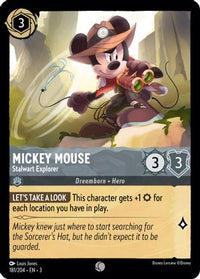 Mickey Mouse - Stalwart Explorer 181/204 - Common-Kantocards