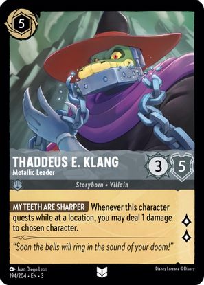 Thaddeus E. Klang - Metallic Leader 194/204 - Uncommon-Kantocards