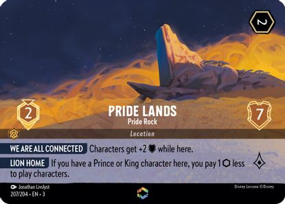 Pride Lands - Pride Rock 207/204 - Enchanted-Kantocards