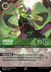 Ursula - Deceiver of All 212/204 - Enchanted-Kantocards