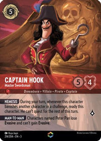 Captain Hook - Master Swordsman 214/204 - Enchanted-Kantocards