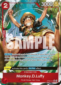 Monkey.D.Luffy (Alternate Art) OP06-013 - Rare-Kantocards