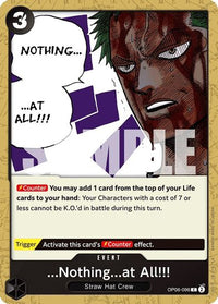 ...Nothing...at All!!! OP06-096 - Common-Kantocards