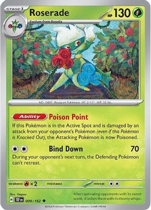 Roserade  009/162 - Uncommon