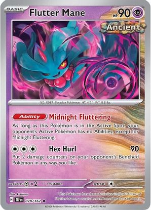 Flutter Mane  078/162 - Rare - Holo