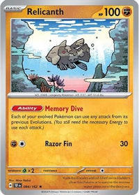 Relicanth - 084/162 084/162 - Rare - Holo-Kantocards