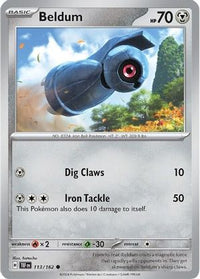 Beldum 113/162 - Common-Kantocards