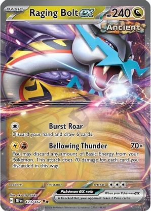 Raging Bolt ex 123/162 - Double Rare (Español)