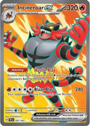 Incineroar ex 187/162 - Ultra Rare-Kantocards