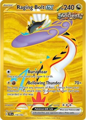 Raging Bolt ex 218/162 - Hyper Rare