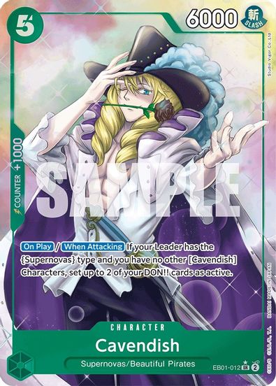Cavendish (Alternate Art)  EB01-012 - Super Rare