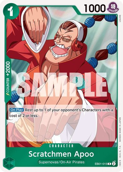 Scratchmen Apoo  EB01-015 - Rare