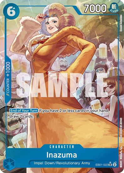 Inazuma (Alternate Art)  EB01-022 - Super Rare