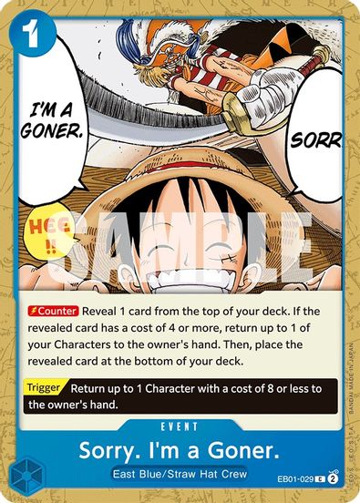 Sorry. I'm a Goner.  EB01-029 - Common