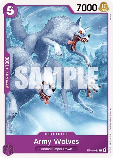 Army Wolves  EB01-032 - Common
