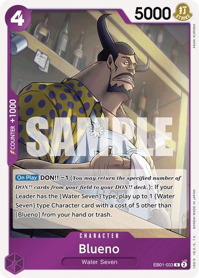Blueno EB01-033 - Rare-Kantocards