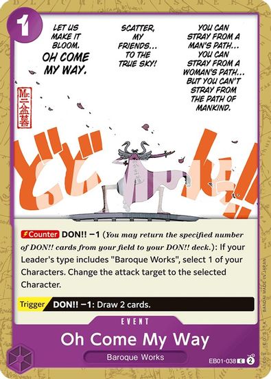 Oh Come My Way  EB01-038 - Common