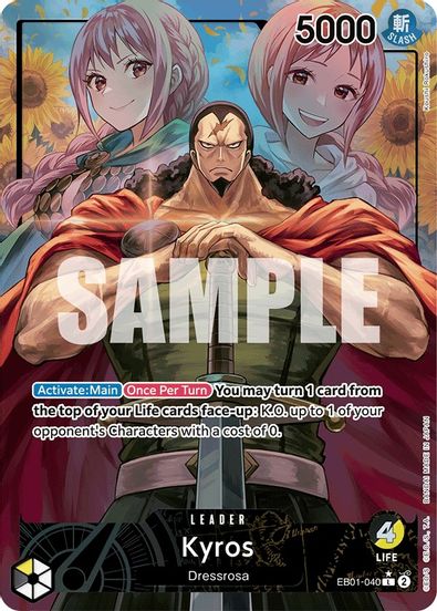 Kyros (Alternate Art) EB01-040 - Leader-Kantocards