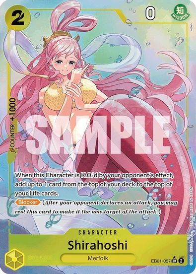 Shirahoshi (Alternate Art)  EB01-057 - Super Rare