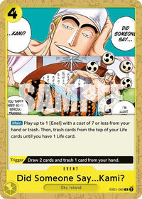 Did Someone Say...Kami? EB01-060 - Common-Kantocards