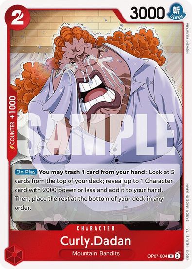 Curly.Dadan OP07-004 - Rare-Kantocards