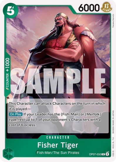 Fisher Tiger OP07-032 - Rare-Kantocards