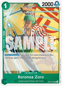 Roronoa Zoro OP07-034 - Uncommon-Kantocards