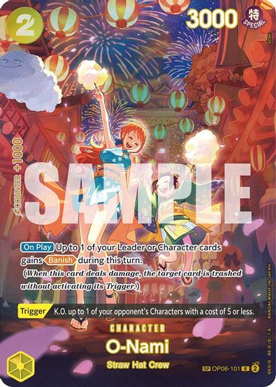 O-Nami (SP) OP06-101 - Rare-Kantocards