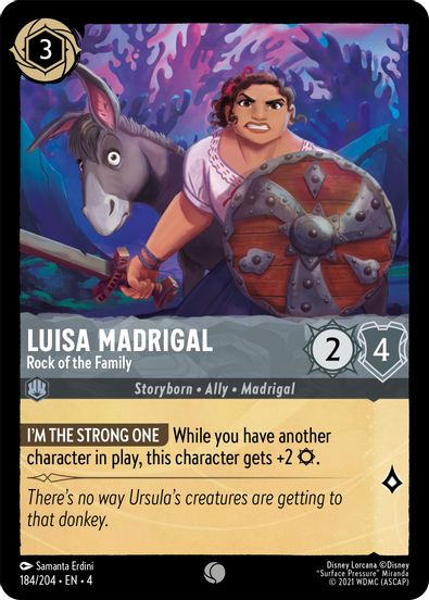 Luisa Madrigal - Rock of the Family  184/204 - Common - Cold Foil