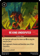 Be King Undisputed 129/204 - Rare - Cold Foil-Kantocards