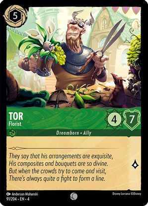 Tor - Florist 91/204 - Common - Cold Foil-Kantocards