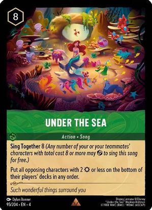 Under the Sea  95/204 - Rare