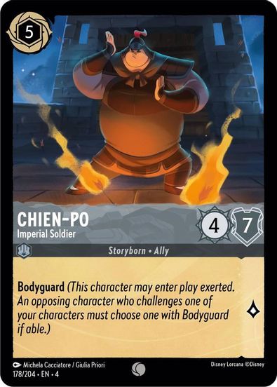 Chien-Po - Imperial Soldier  178/204 - Common - Cold Foil