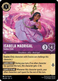 Isabela Madrigal - Golden Child 45/204 - Rare - Cold Foil-Kantocards
