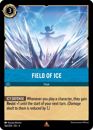 Field of Ice  166/204 - Rare - Cold Foil