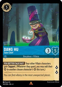 Dang Hu - Talon Chief 142/204 - Rare - Cold Foil-Kantocards