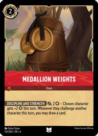 Medallion Weights 132/204 - Uncommon-Kantocards