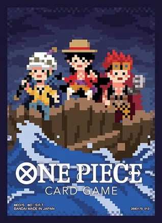 One Piece TCG Official Sleves 6 - Three Captains Pixel Art