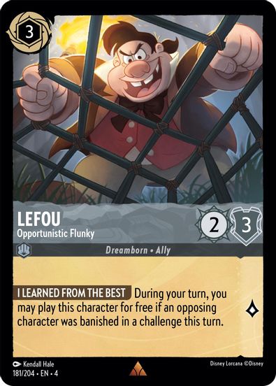 LeFou - Opportunistic Flunky  181/204 - Rare