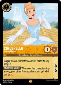 Cinderella - Melody Weaver 4/204 - Legendary-Kantocards